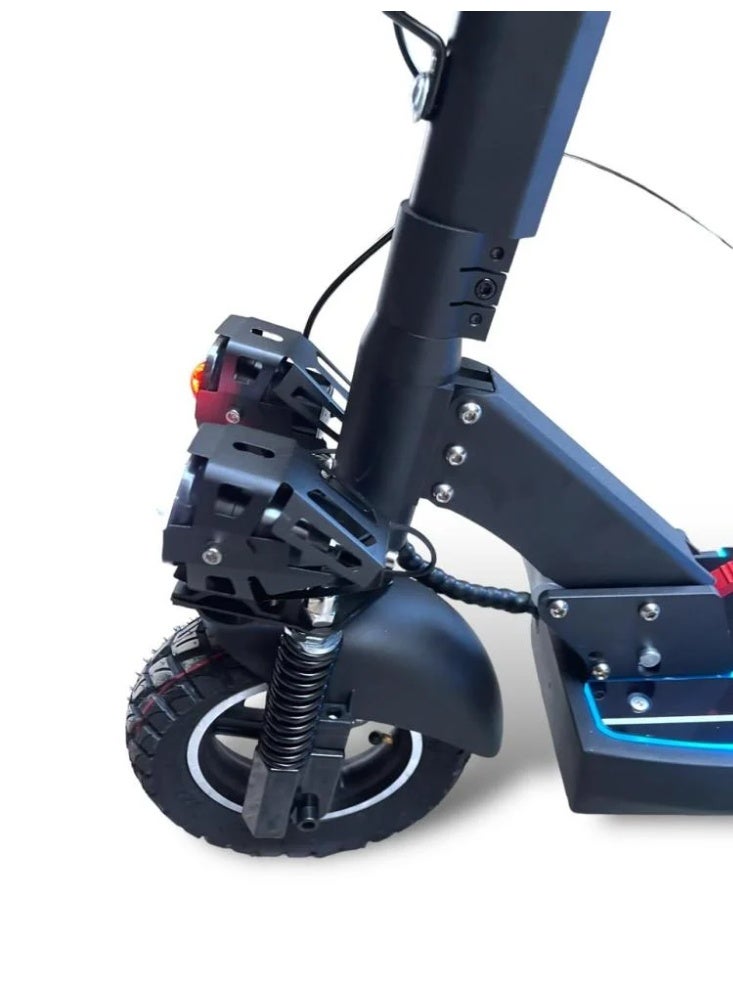 Monster M4 PRO 48V Electric Scooter – 1500W Motor | 13Ah Battery | 3 Speed Modes | Front & Rear Suspension | Foldable | 10-Inch Desert Tires | Digital Display - Image 4
